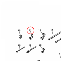 YAMAHA - CLAMP				 nr: 904641519200