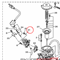 YAMAHA - USZCZELKA nr: 5H0143970000