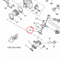 YAMAHA - USZCZELKA nr: 3C1E35560000