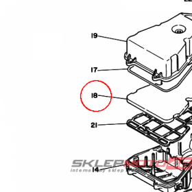 YAMAHA - filtr powietrza nr: 2RH144510000