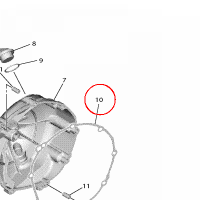 YAMAHA - uszczelka nr: 2C0154610100