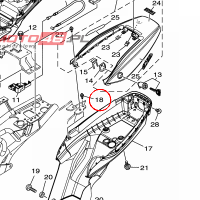 YAMAHA - zatrzask nr: 902690600800