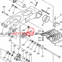 YAMAHA - oslona uszczeln. nr: 18P221511000