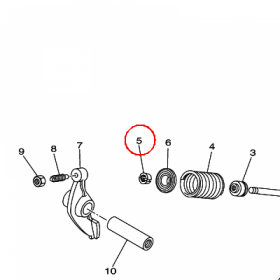 YAMAHA - ZAMEK ZAWORU nr: 1WG121180000