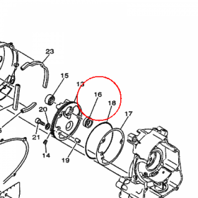 YAMAHA - simmering nr: 931011917200