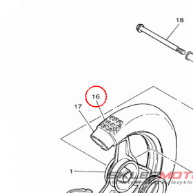 YAMAHA - OPONA nr: 941251065100