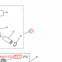 YAMAHA - PISTON ASSY (STD) nr: 5UP116300000