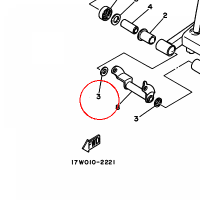 YAMAHA - simmering nr: 931091802000