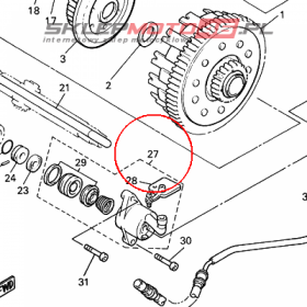 YAMAHA - PUSH LEVER COMP. nr: 1FK163811100