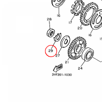 YAMAHA - sruba spec. nr: 902151624200