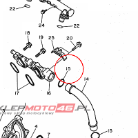 YAMAHA - uszczelniacz nr: 932102378700