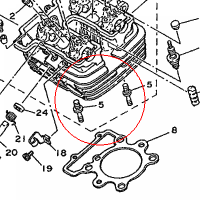 YAMAHA - SRUBA nr: 901161037800