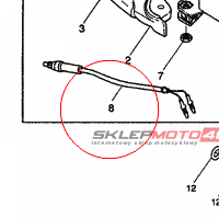 YAMAHA - wlacznik stopu nr: 5XLH39800000