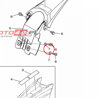 YAMAHA - tulejka nr: 903870615300