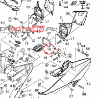 YAMAHA - nakretka nr: 901830600800