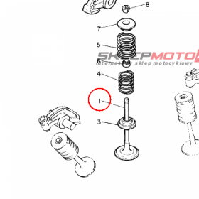 YAMAHA - zawor dolot. nr: 22U121110000