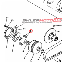 YAMAHA - ciezarek manetki nr: 4CW176320100