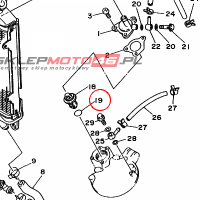 YAMAHA - uszczelniacz nr: 932102777800