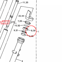 YAMAHA - simmering nr: 4SV231450100