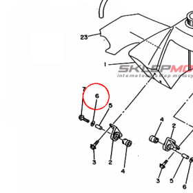 YAMAHA - podkladka nr: 90201066F300 > 902010669700