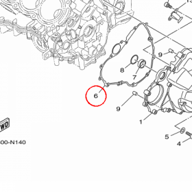 YAMAHA - uszczelka nr: 1RC154510000