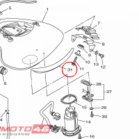 YAMAHA - EMBLEM 3D SET nr: 5S72416C0000