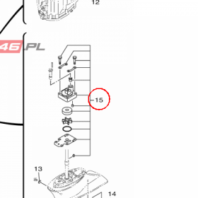 YAMAHA - ZESTAW NAPR. POMPY nr: 6AHW00780000