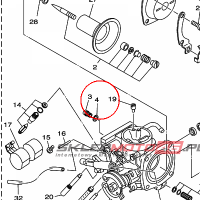 YAMAHA - PODKLADKA DYSZY GL. nr: 137141530000