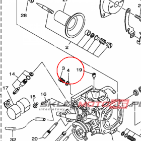 YAMAHA - PODKLADKA DYSZY GL. nr: 137141530000