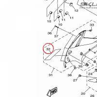 YAMAHA - NAKLEJKA nr: 36C283927000