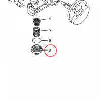 YAMAHA - KOREK SPUSTU OLEJU nr: 1S7E53510000