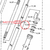 YAMAHA - PIERSCIEN ZAB. nr: 4SV231560000