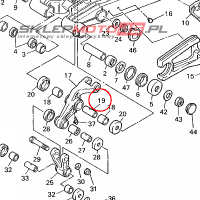 YAMAHA - TULEJKA nr: 903801409500