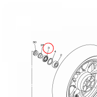 YAMAHA - simmering nr: 931062800100