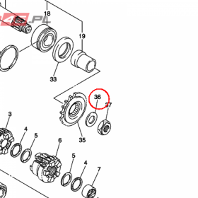 YAMAHA - podkladka nr: 902012201500