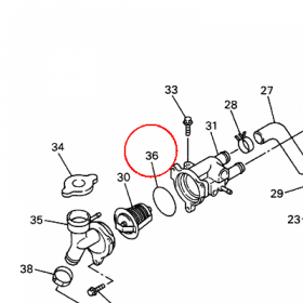 YAMAHA - uszczelniacz nr: 932104904600