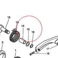 YAMAHA - podkladka nr: 90201154E900