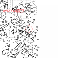 YAMAHA - COVER 7 nr: 5VY2117V0000