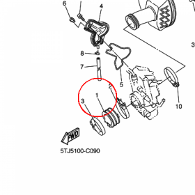 YAMAHA - KRUCIEC SSACY nr: 5UL135970000