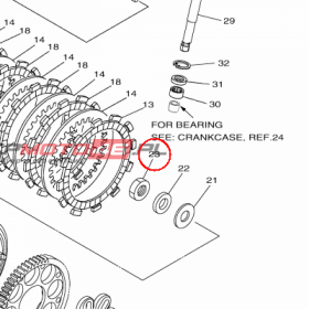 YAMAHA - nakretka nr: 901792000700