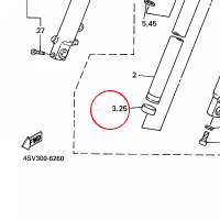 YAMAHA - TULEJA SLIZGOWA nr: 4SV231351000