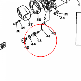 YAMAHA - CIEGNO SSANIA nr: 6E0412720000