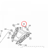 YAMAHA - COVER nr: 1WS843960000