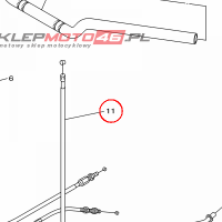 YAMAHA - linka sprzegla nr: 20S263350200