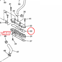 YAMAHA - USZCZELKA nr: 26H124280000