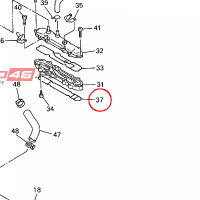 YAMAHA - GASKET, HOUSING COVER 1 nr: 26H124270000