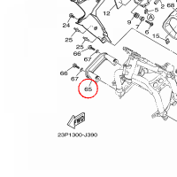 YAMAHA - OSLONA nr: 23P2834W0000