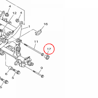 YAMAHA - CAP, MAIN PIPE nr: 2BS2111A0000