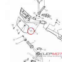 YAMAHA - HOUSING 2            BNS4 nr: BC6F629G10P6