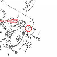 YAMAHA - uszczelniacz nr: 932101436900